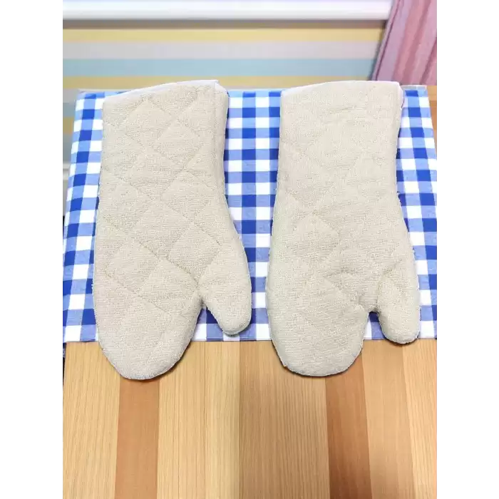 Dokuma Fırın Eldiveni Çift (2li) 35 cm