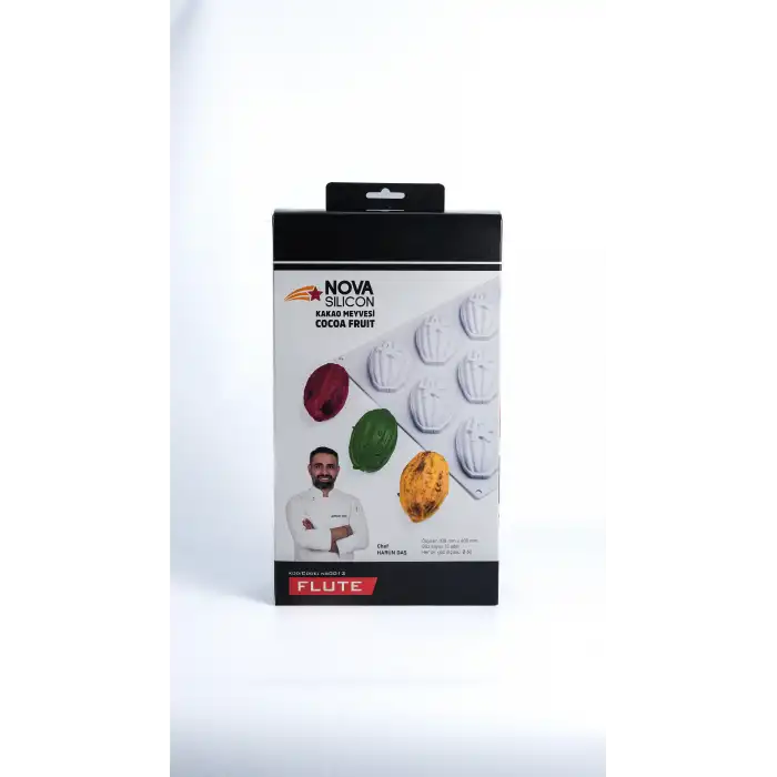 Silikon Kakao Meyvesi Pasta Kalıbı