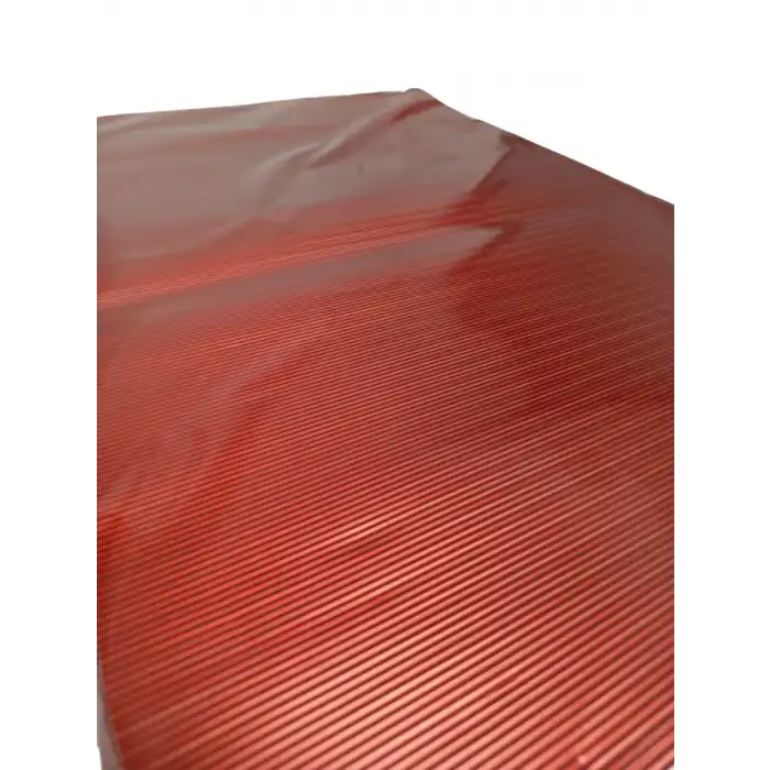 Oluklu Çikolata Ambalaj Folyosu 50x35 Cm Kırmızı | 1 Paket - 1 Kg