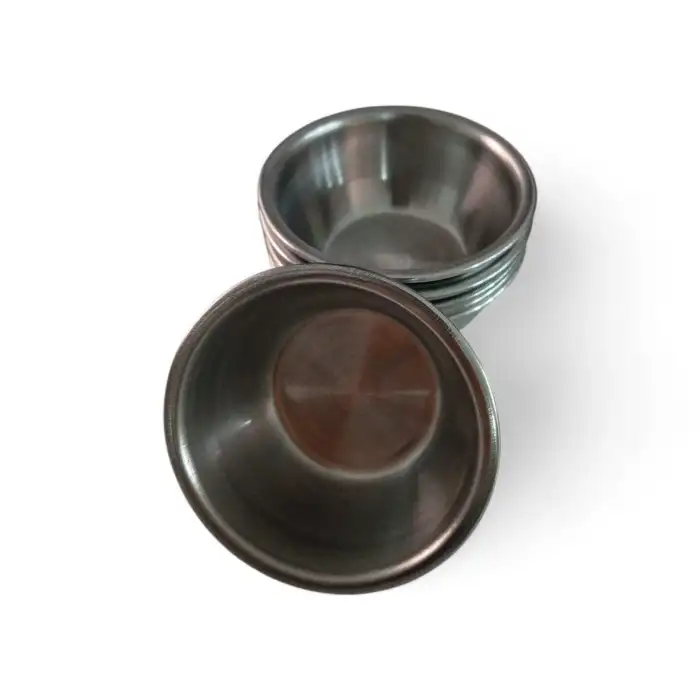 Profesyonel Alüminyum Nata ve Tartolet Kalıbı - 8 cm