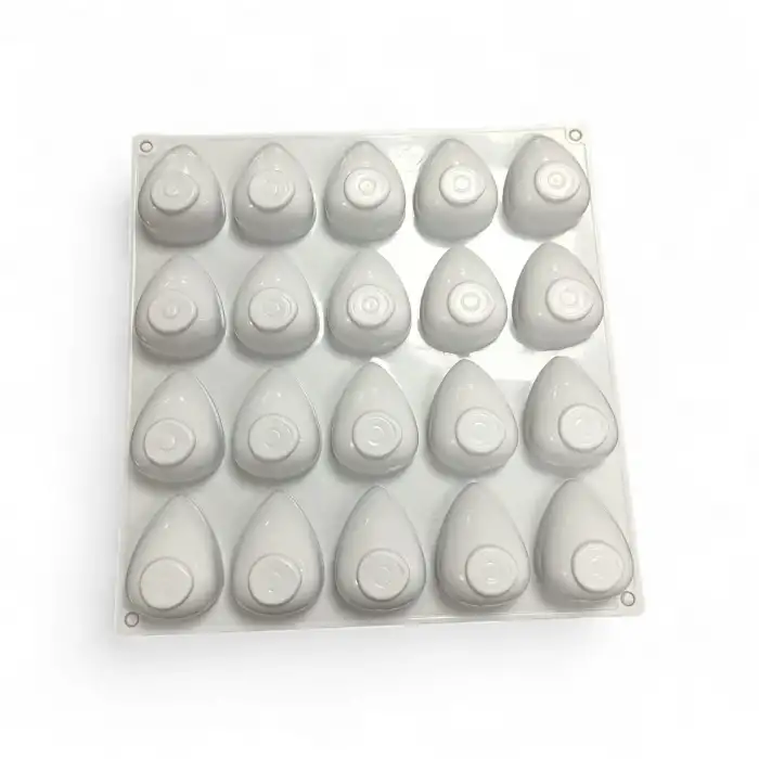 Mini Silikon Çilek Kek Ve Pasta Kalıbı