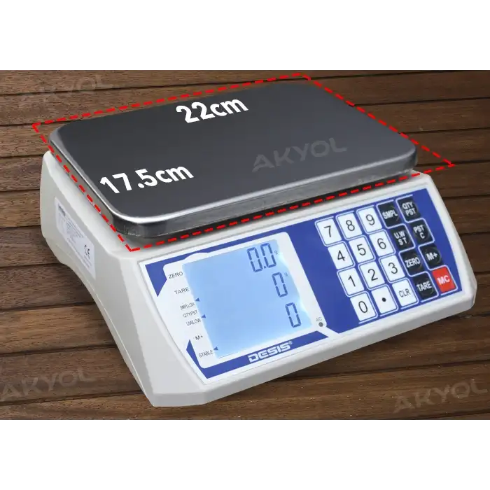 Desis H7C-30 Hassas Sayıcı Terazi - 30 kg