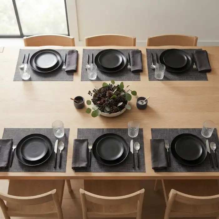 6lı Amerikan Servis Pvc 30x45cm (AS-10C)
