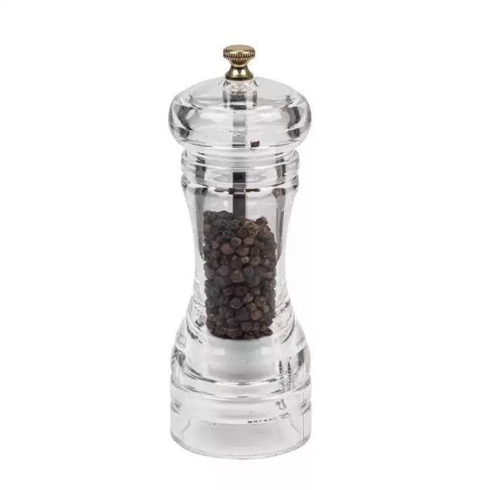 Akrilik Baharat Değirmeni | Seramik Tuz Öğütücü 13,5 Cm (DSA-135)
