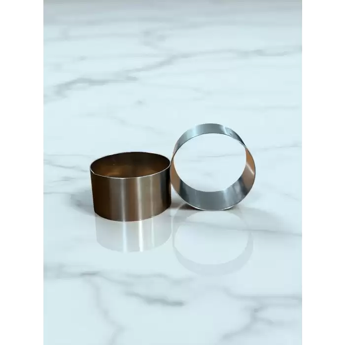 Çember Parfe/Tart Kalıbı Ø7.5 cm h:4 cm