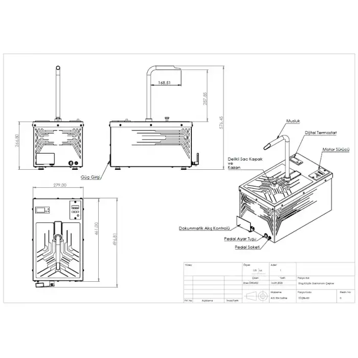 Çikolata Çeşmesi 8 Kg. V2