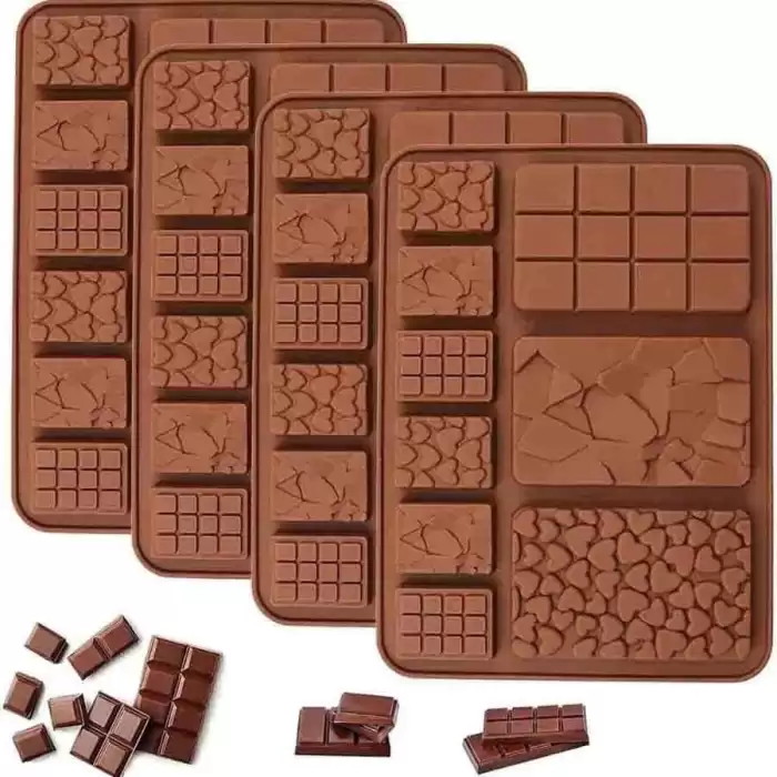 Silikon Karışık Tablet Buzluk ve Çikolata Kalıbı (SCK-87)