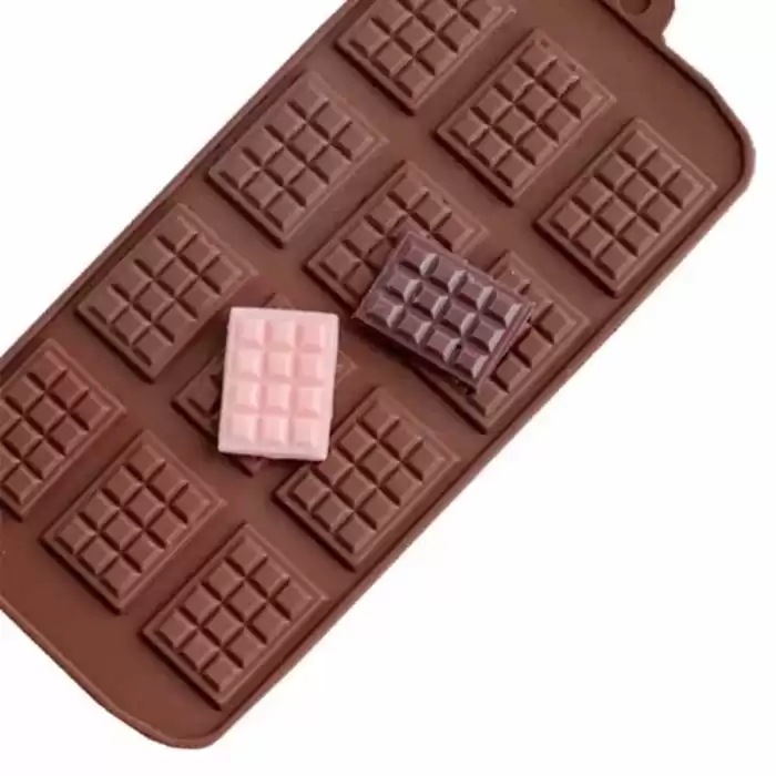 Silikon Mini Tablet Buzluk ve Çikolata Kalıbı (MNT-12)