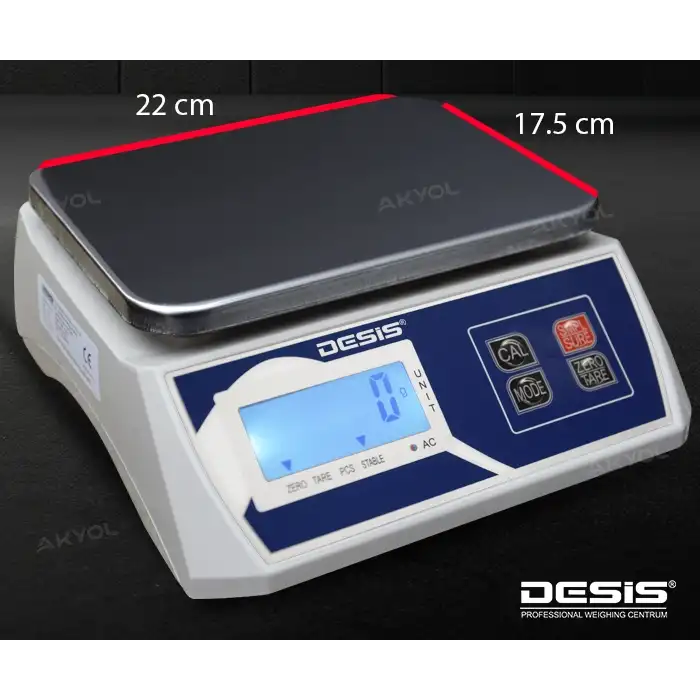 Desis H7W-30 Dijital Hassas Terazi - 30 kg