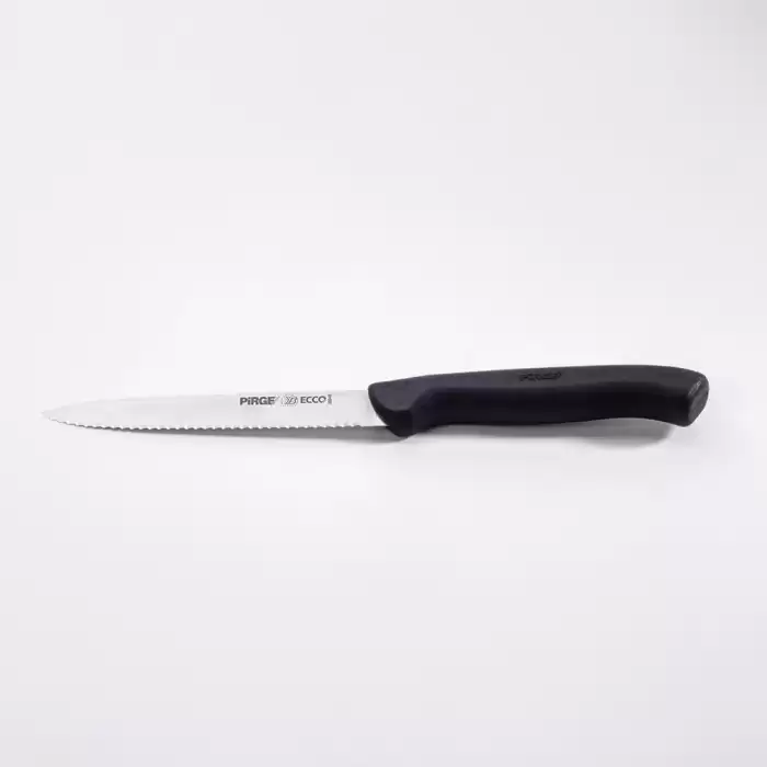 Ecco Sebze Bıçağı Dişli 12 cm Siyah