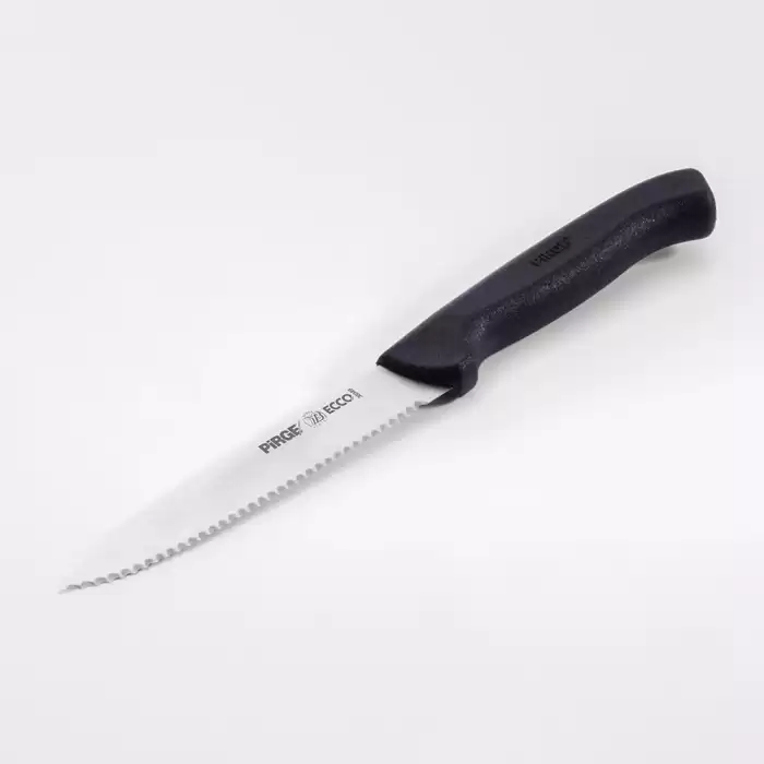 Ecco Sebze Bıçağı Dişli 12 cm Siyah