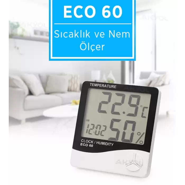 ECO 60 SICAKLIK VE NEM ÖLÇER