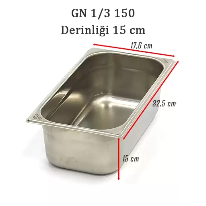 Gastronom Küvet GST-29 GN(1/3 150 mm) 325x176