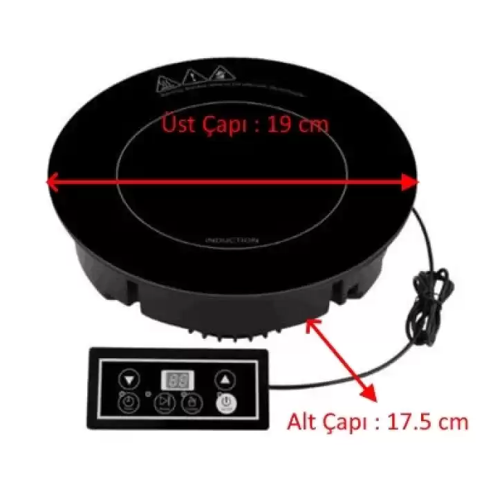 İndüksiyon Isıtıcı 1000 WATT (IND-03)