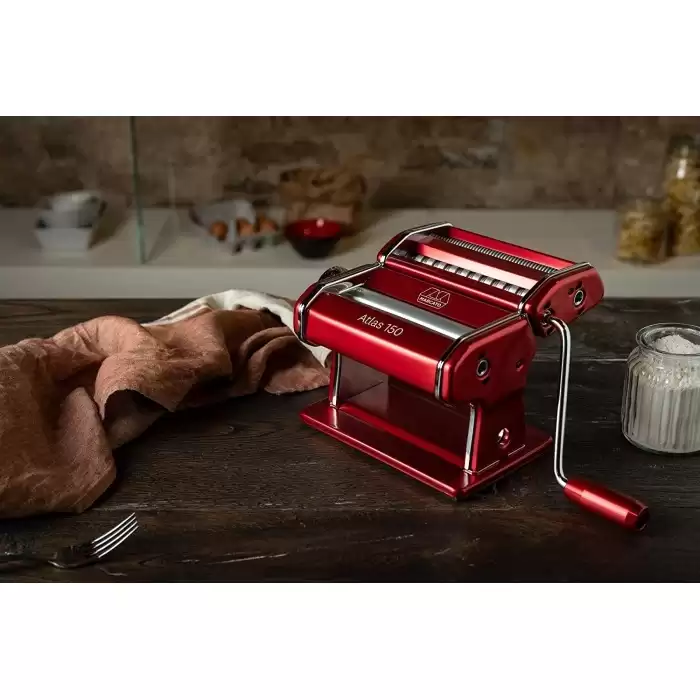 Marcato Atlas 150 Erişte ve Makarna Makinası Kırmızı