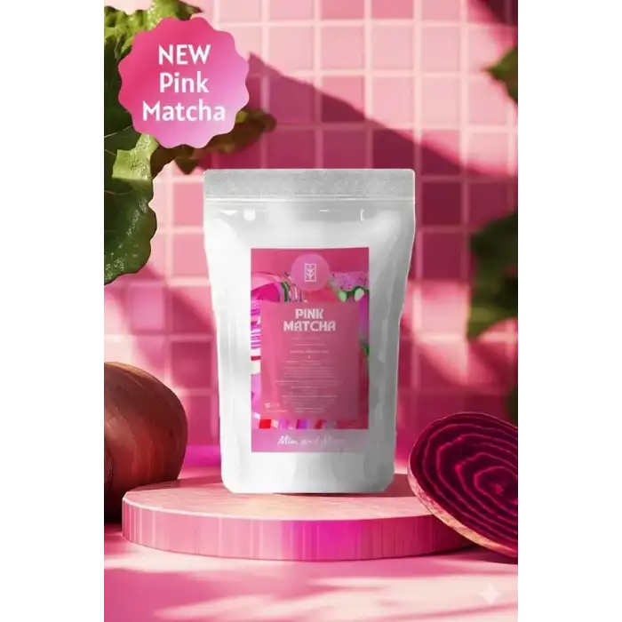 250 gr Pink Matcha Çayı ve Demleme Seti