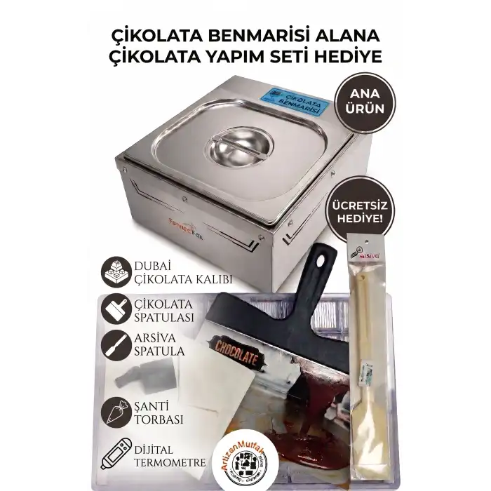 Mini Çikolata Benmarisi 2x3 Kg.