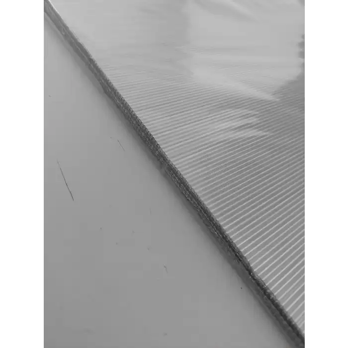 Oluklu Çikolata Ambalaj Folyosu 50x35 Cm Gümüş | 1 Paket - 1 Kg
