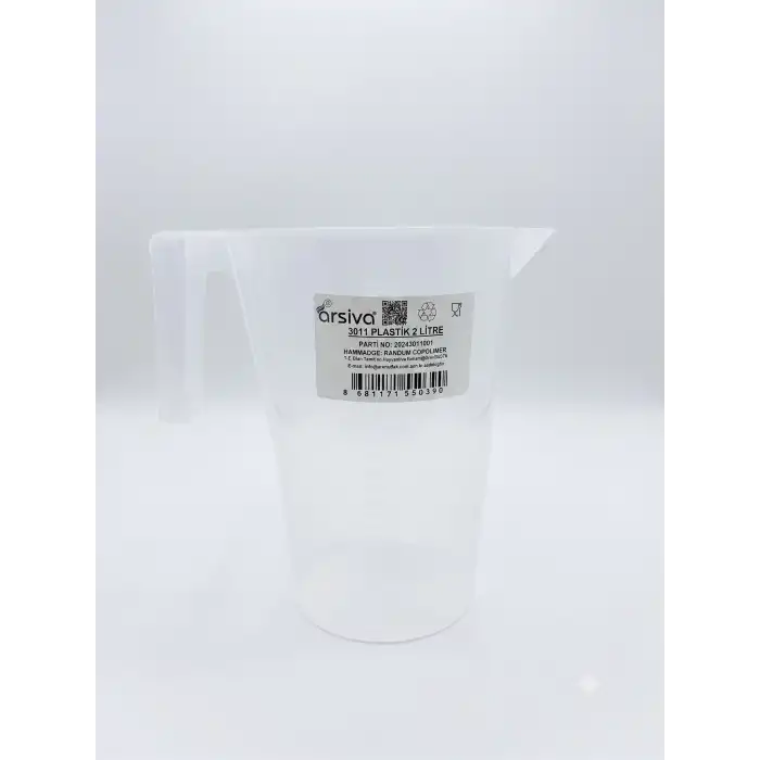 Plastik Ölçü Kabı 2 Litrelik
