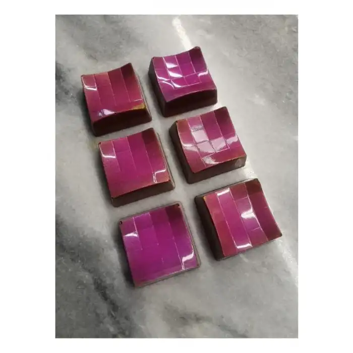 Polikarbon Kare Pralin Çikolata Kalıbı 10 gr | Cm-3729