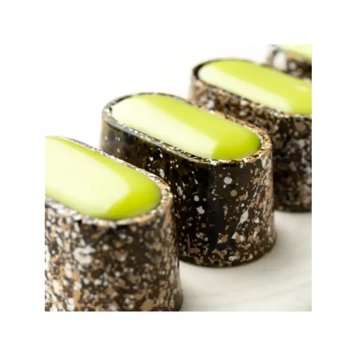 Polikarbon Oval Pralin Çikolata Kalıbı 14.5 gr | Cm-4064