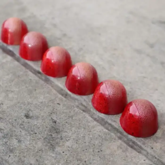 Polikarbon Yuvarlak BonBon Çikolata Kalıbı Cm-3406 12.4 Gr
