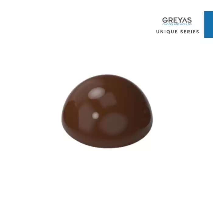 Polikarbon Yuvarlak Pralin Çikolata Kalıbı 10.5 gr | Cm-3262