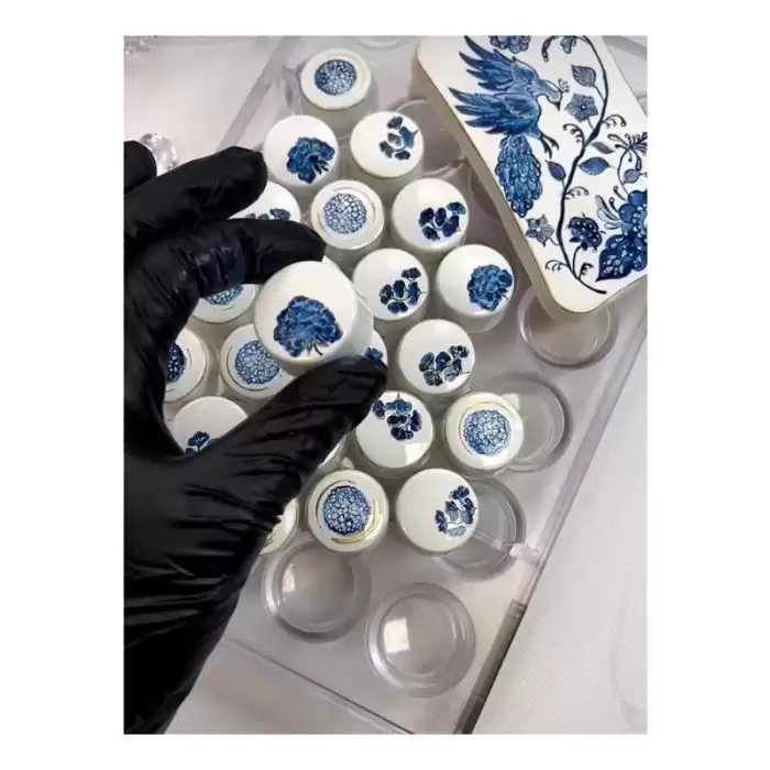 Polikarbon Yuvarlak Pralin Çikolata Kalıbı 12.5 gr | Cm-3260