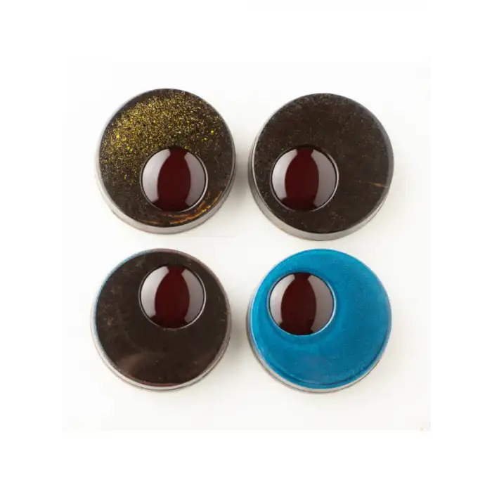 Polikarbon Yuvarlak Pralin Çikolata Kalıbı 6,5 Gr. -4072