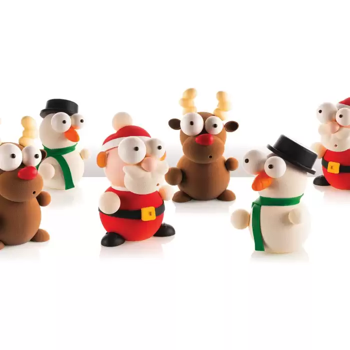 Silikomart Kit Santa 3D Çikolata Kalıbı