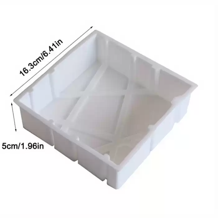 Silikon Kare Mousse Kek ve Pasta Kalıbı, 16.28 Cm