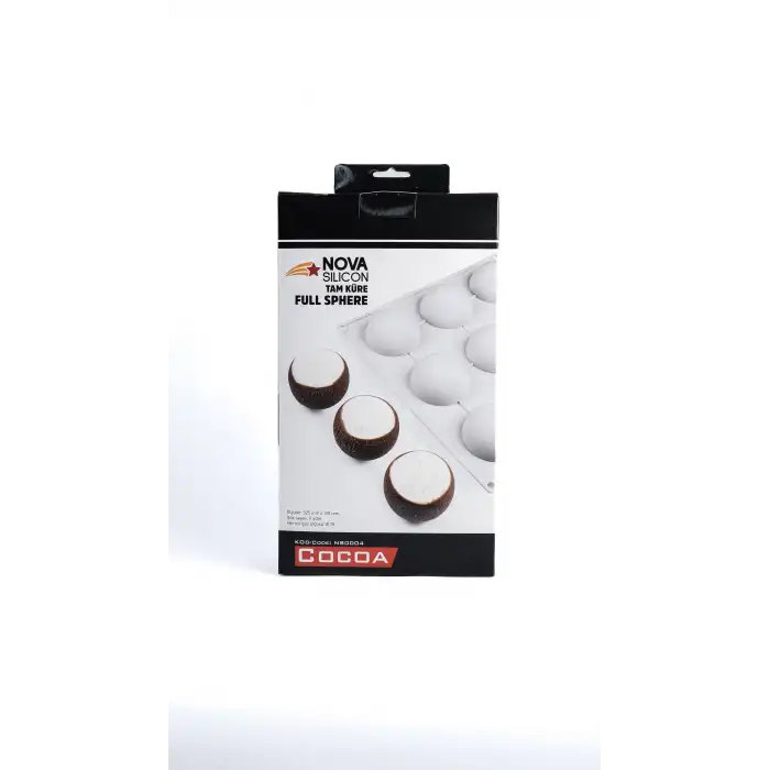 Silikon Tam Küre Pasta Kalıbı