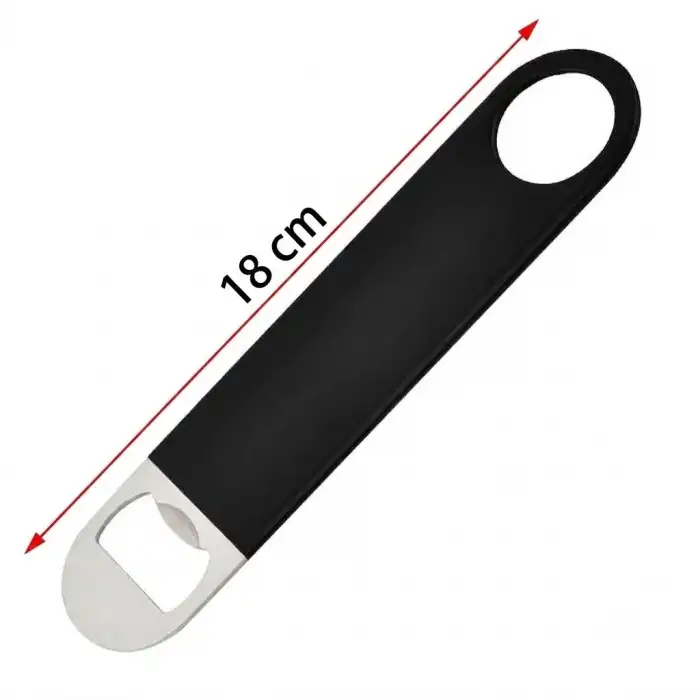 Şişe Açacak 18x4 cm Siyah (ACC-184)