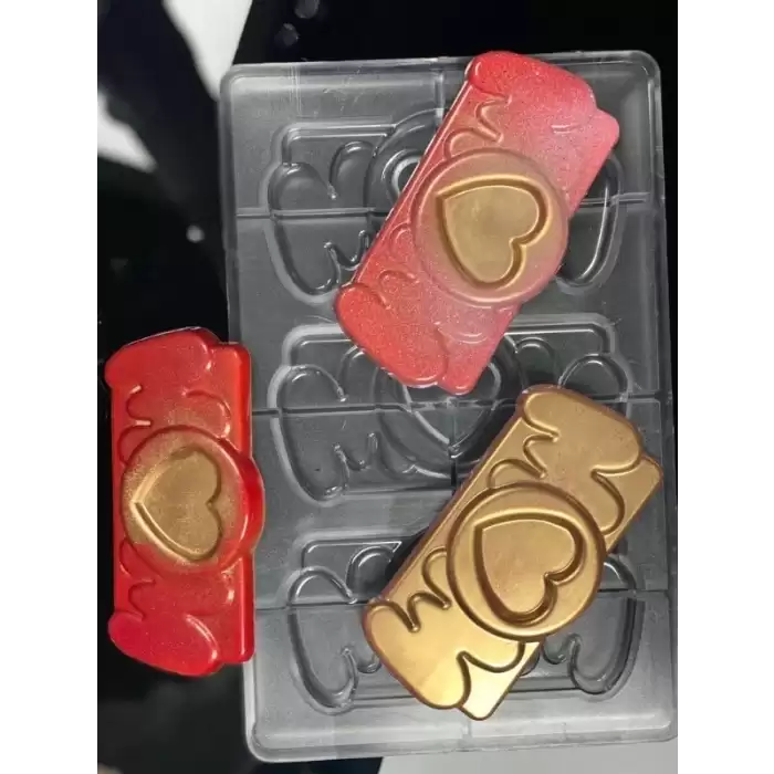 Polikarbon Tablet Çikolata Kalıbı 80 gr | Cm-3889