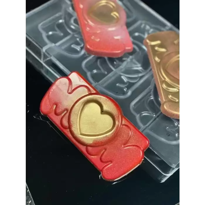 Polikarbon Tablet Çikolata Kalıbı 80 gr | Cm-3889