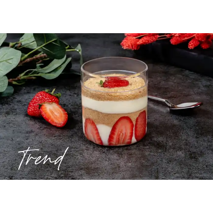 Trend Şeffaf Plastik Kapaklı Kutu 330 cc - (210 ADET)