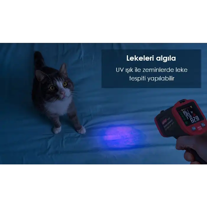 WT323E Rutubet Küf Analizli Lazerli Termometre 1050°C