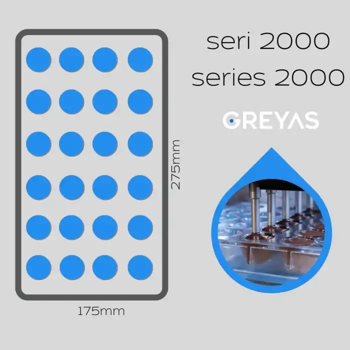 Yuvarlak Pralin Çikolata Kalıbı-1338