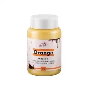 25 gr Yağ Bazlı Toz Gıda Boyası - Turuncu