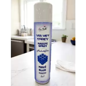 250 Ml Kadife Sprey Gıda Boyası - Mavi
