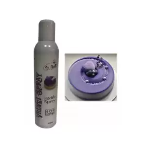 250 Ml Kadife Sprey Gıda Boyası - Mor