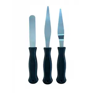 3’ Lü Pasta Dekor Spatula Seti