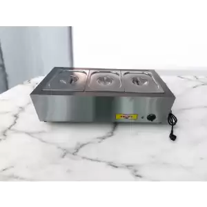 3 x 9.5 Litre Setüstü Benmari (Küvet ve Kapak Dahil)