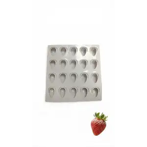 Mini Silikon Çilek Kek Ve Pasta Kalıbı