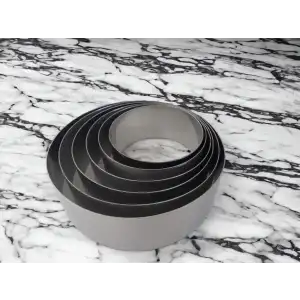 Çember Pasta Kalıbı 6lı Set h:10 cm