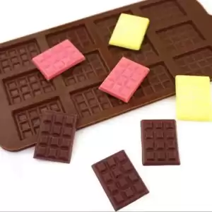 Silikon Mini Tablet Buzluk ve Çikolata Kalıbı (MNT-12)