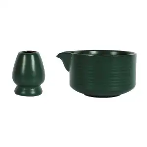 Matcha Çayı Hazırlama Seramik 2li Set (SMS-02)