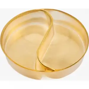 Separator Harmony Gold 2 Bölmeli Plastik Sunum Tabağı