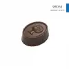 Polikarbon Oval Pralin Çikolata Kalıbı 14 gr | Cm-2036
