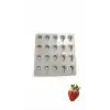 Mini Silikon Çilek Kek Ve Pasta Kalıbı